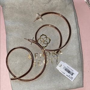 NWT RG Kendra Scott Myles hoop earrings